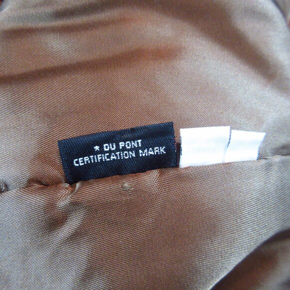 Vintage Damselle Made in USA Womens Leather Jacket Coat S Fur Collar ThermoLite - Picture 14 of 16